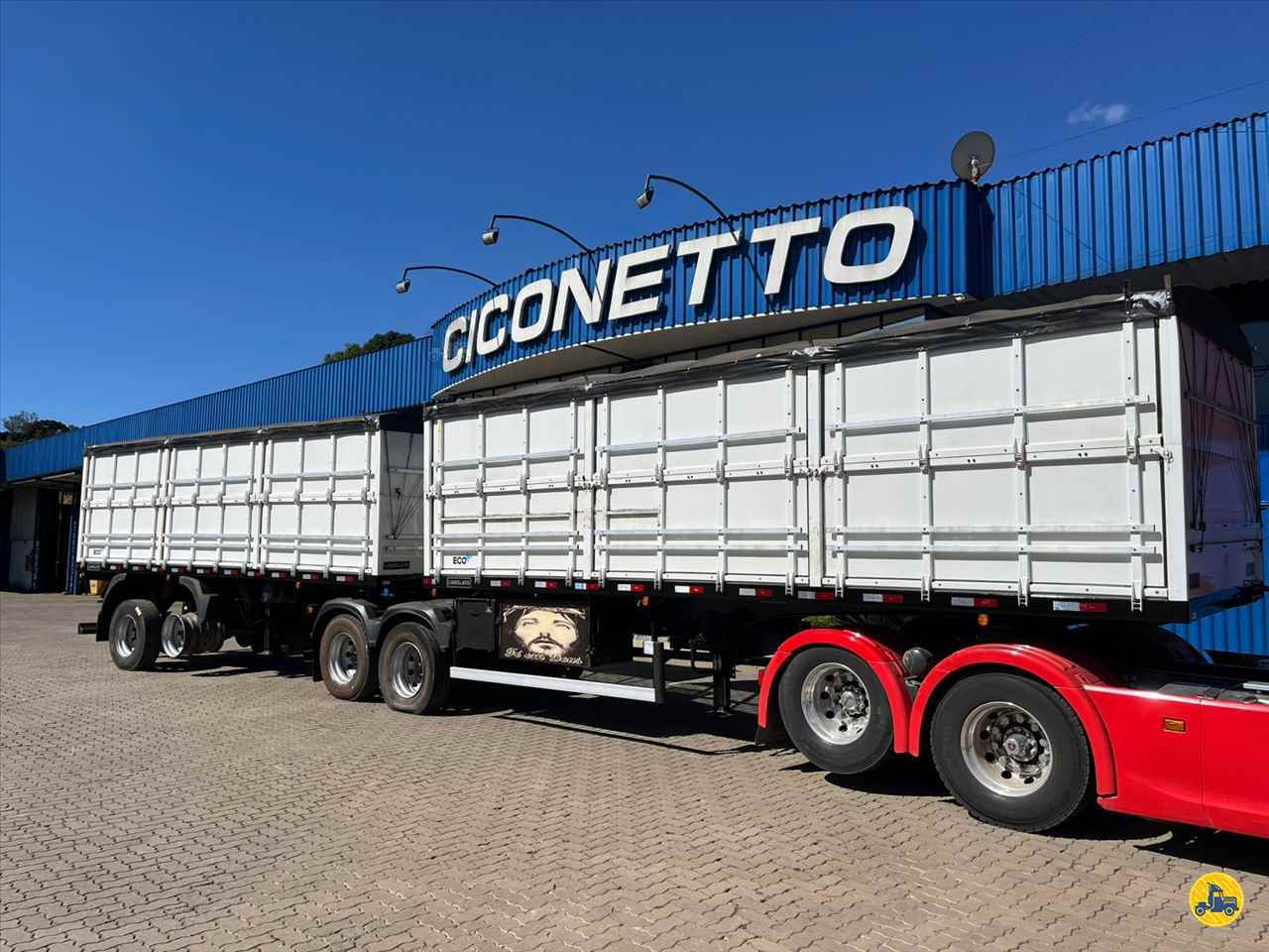 CARRETA BITREM GRANELEIRO Ciconetto Implementos Rodoviários ANTONIO PRADO RIO GRANDE DO SUL RS